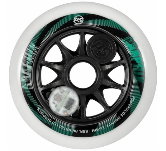 Powerslide Graphix 110mm White Wheels - Inlinex