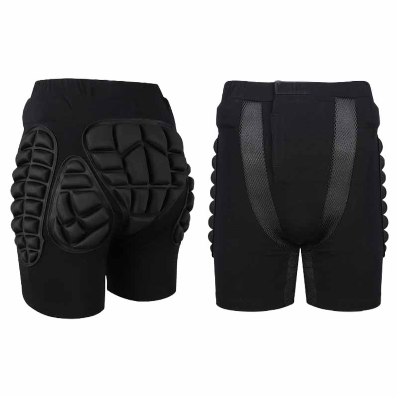 Black Extra Protective Hip Pads - Inlinex