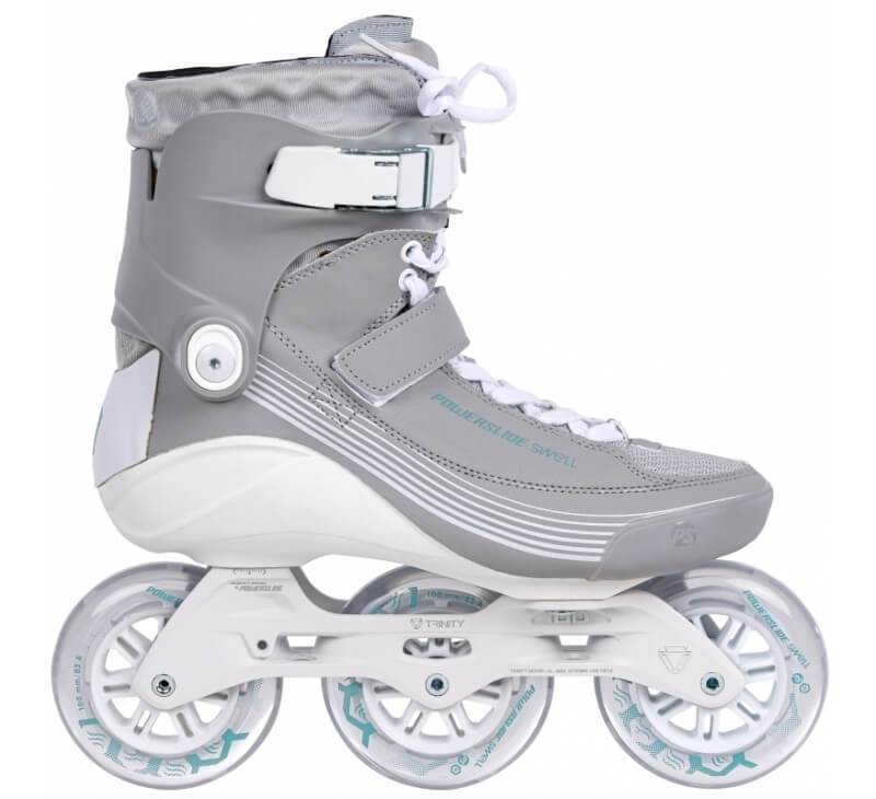 🔥Powerslide Swell Glacier Lake 100 - 3D Adapt Skate - Inlinex