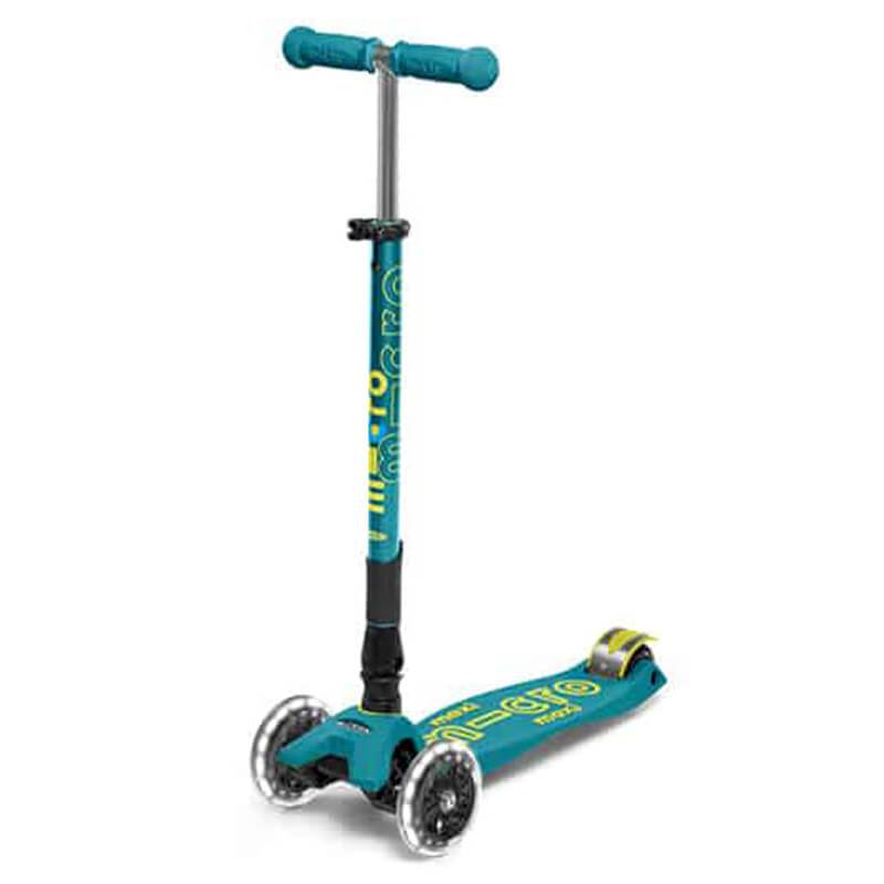 Micro Maxi Folding Deluxe LED Kids Scooter - Inlinex