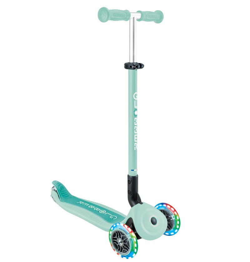 Globber GO UP Active Lights Kids Scooter With Seat