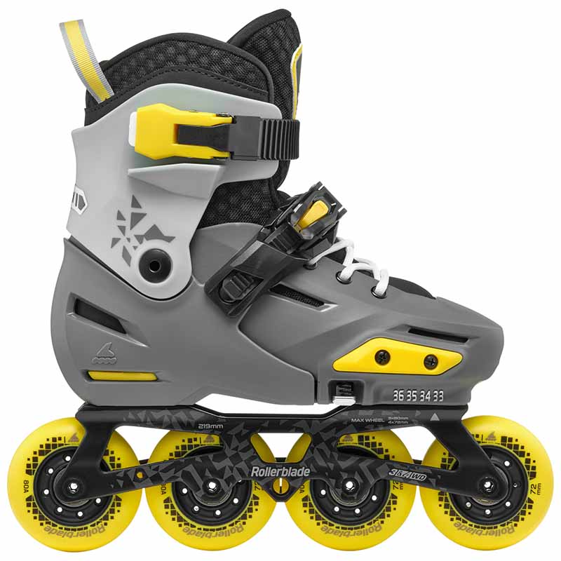 Rollerblade Apex Charcoal Kids Skates - Inlinex