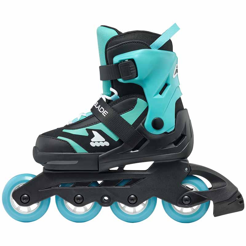 Rollerblade Microblade Black Blue Kids Skates