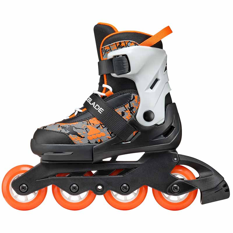 Rollerblade Microblade SL Black Orange Kids Skates - Inlinex