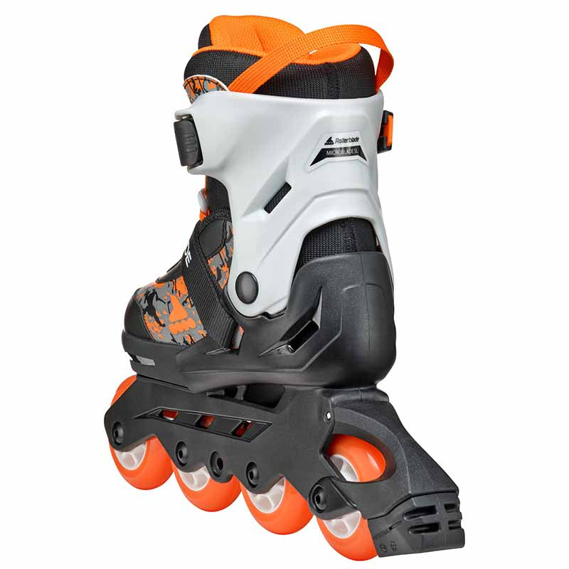 Rollerblade Microblade SL Black Orange Kids Skates - Inlinex