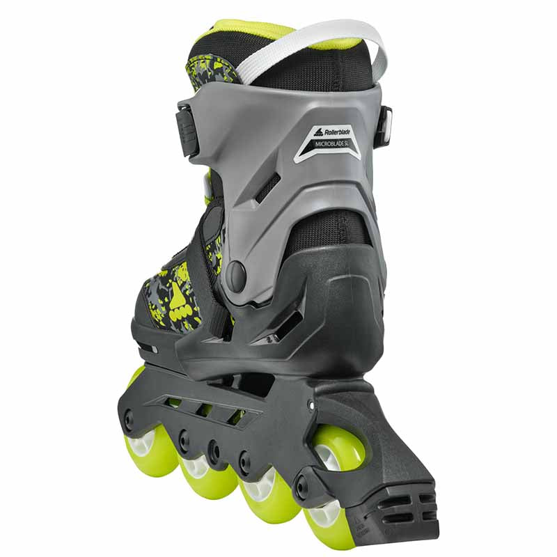 Rollerblade Microblade SL Black Lime Kids Skates - Inlinex