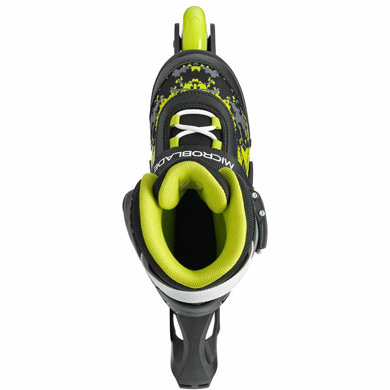 Rollerblade Microblade SL Black Lime Kids Skates - Inlinex