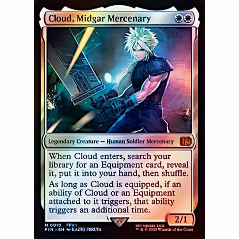 Cloud, Midgar Mercenary (Final Fantasy Foil)