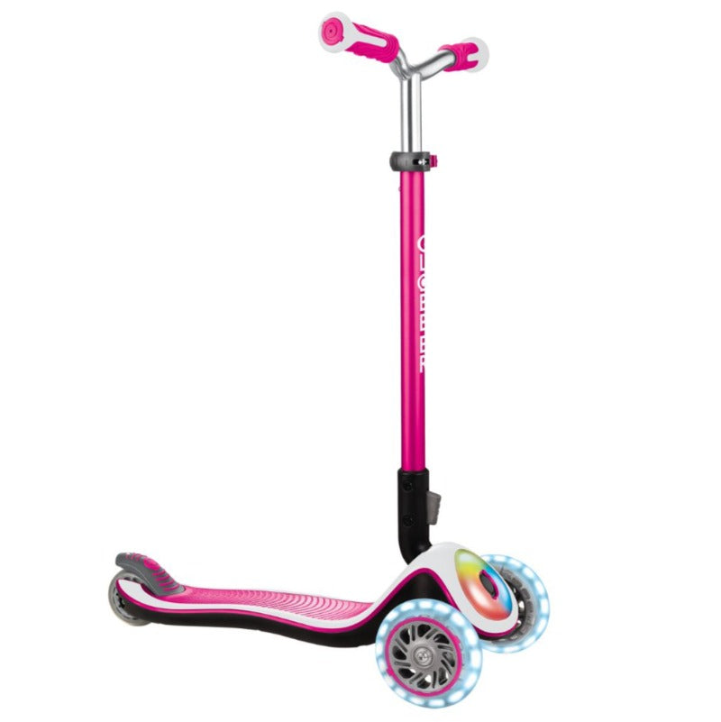 Globber Elite Prime Lights Foldable Kids Scooter - Inlinex