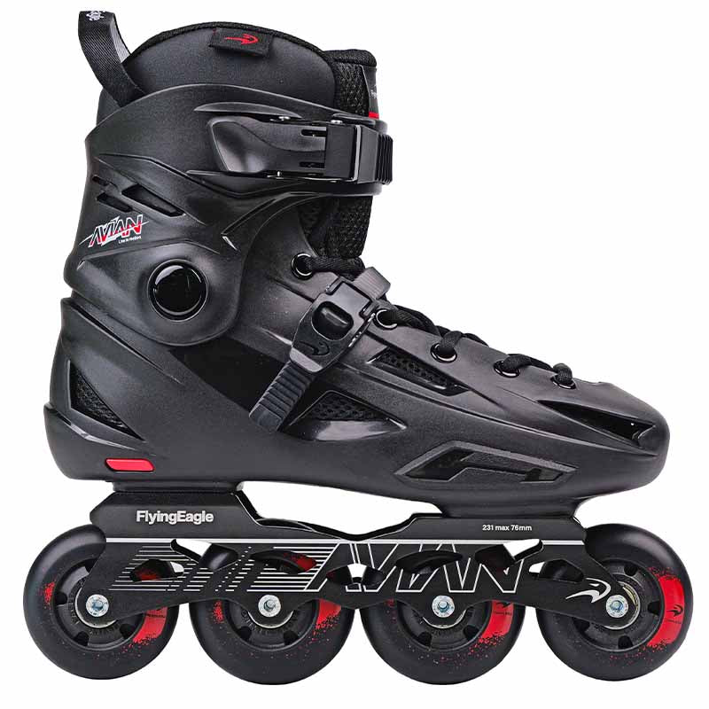 Flying Eagle FBS+ Avian Black Skates - Inlinex