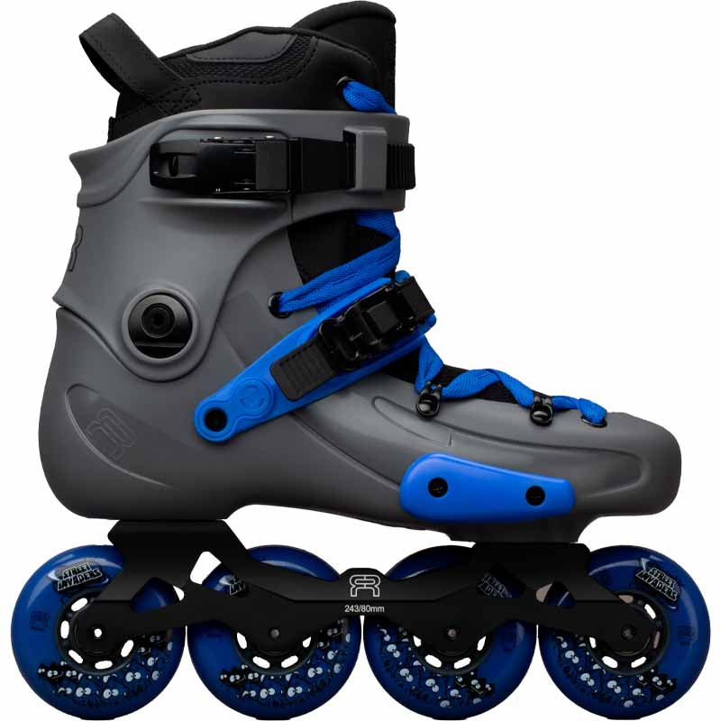 ✈️FR 1 80 Blue Grey Skates - Inlinex