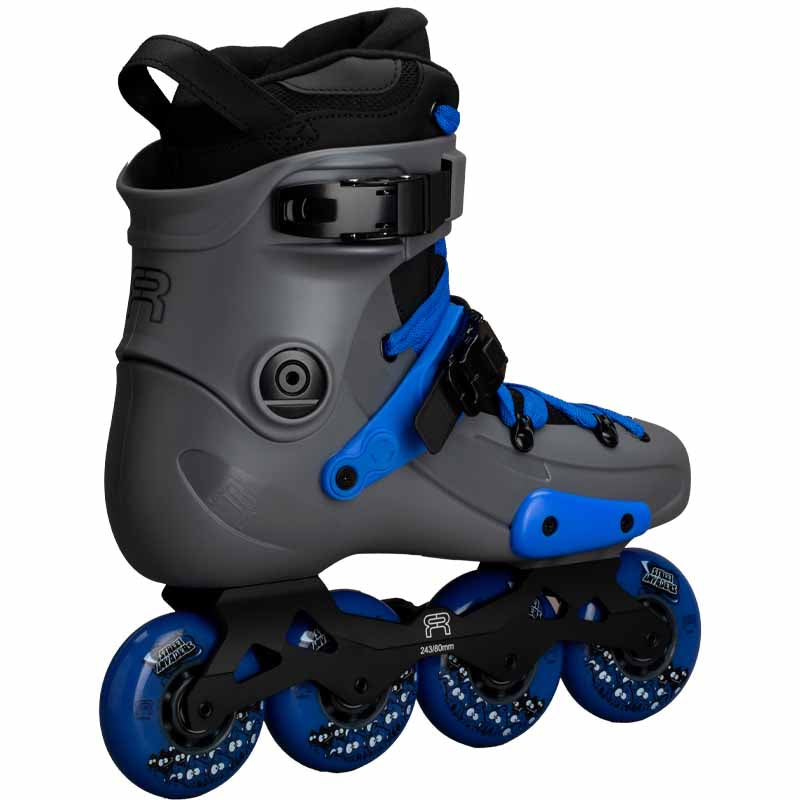 ✈️FR 1 80 Blue Grey Skates - Inlinex