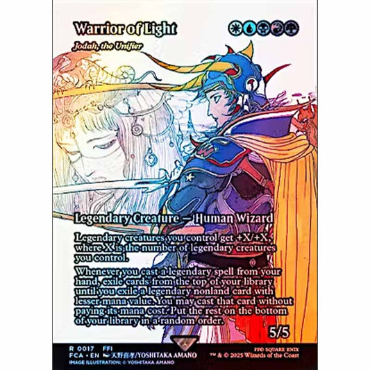 Jodah, the Unifier- 0017 - Warrior of Light (Final Fantasy Through the Ages Foil)