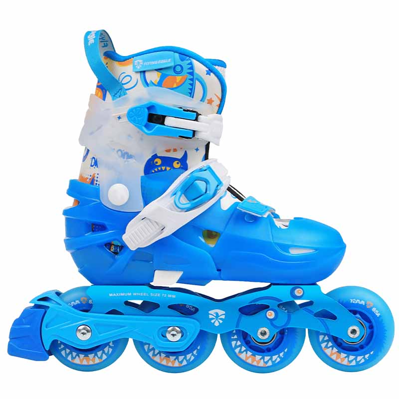 Flying Eagle L6 Lumos Blue Kids Skates - Inlinex