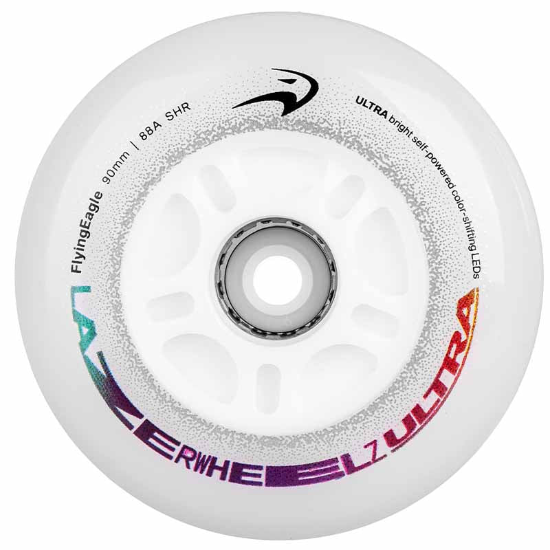 Flying Eagle Lazer Wheelz Ultra LED 90mm Wheels - Inlinex
