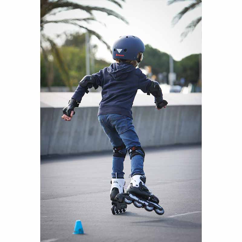 Rollerblade Microblade Black White Kids Skates - Inlinex