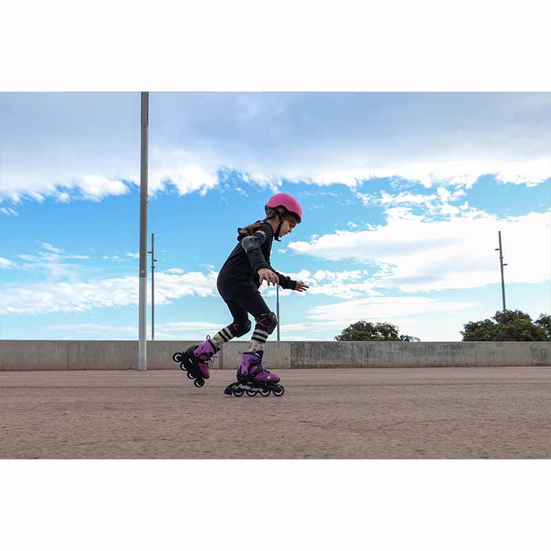 Rollerblade Microblade Purple Black Kids Skates - Inlinex