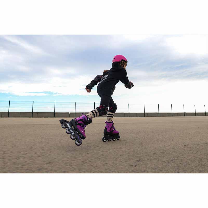 Rollerblade Microblade Purple Black Kids Skates - Inlinex