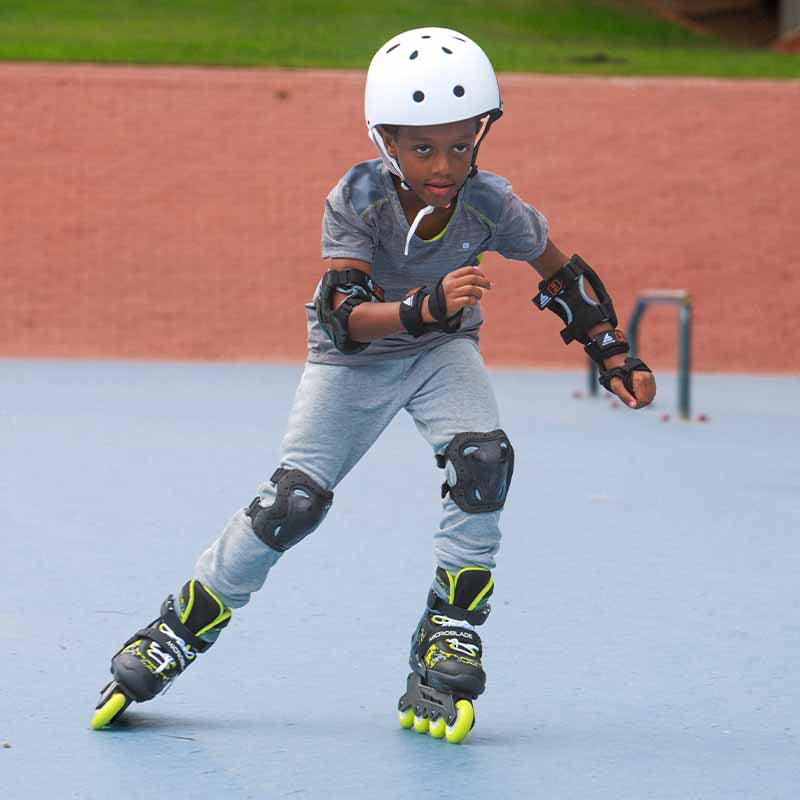 Rollerblade Microblade SL Black Lime Kids Skates - Inlinex