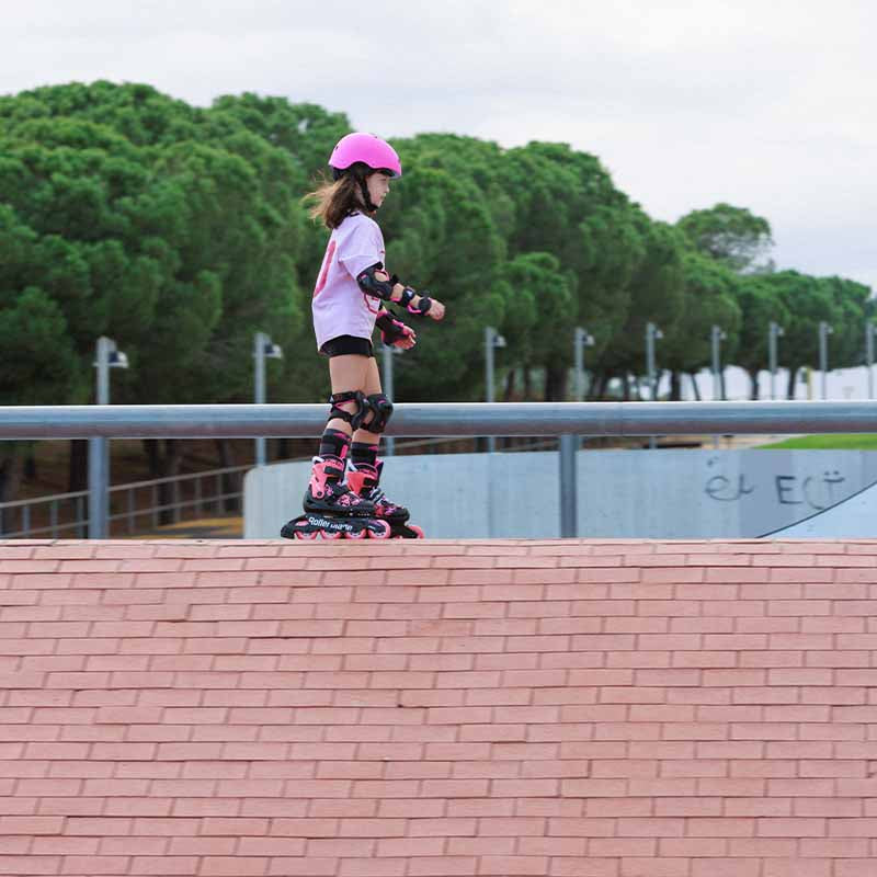 Rollerblade Microblade SL Black Coral Kids Skates - Inlinex
