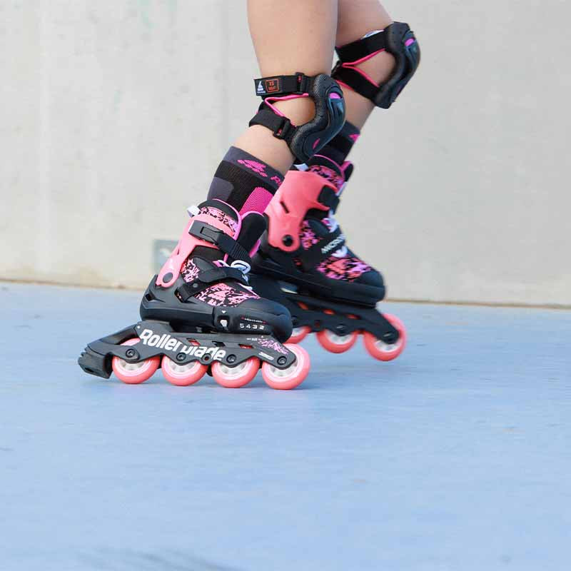 Rollerblade Microblade SL Black Coral Kids Skates - Inlinex