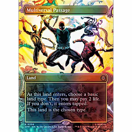Multiversal Passage 0206 - Borderless (Marvel's Spider-Man Variants Foil)