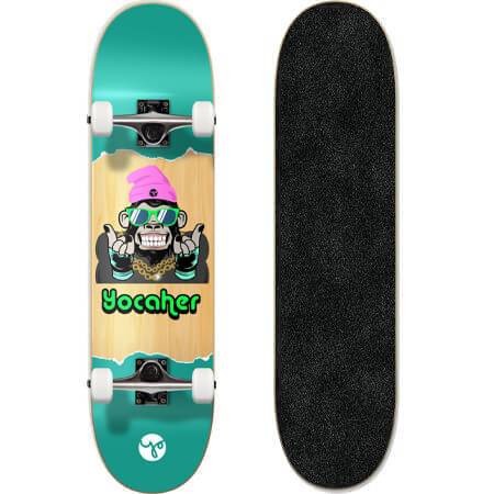 Yocaher Chimp Series 7.5" Complete Skateboard - Inlinex