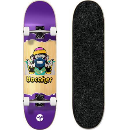 Yocaher Chimp Series 7.5" Complete Skateboard - Inlinex