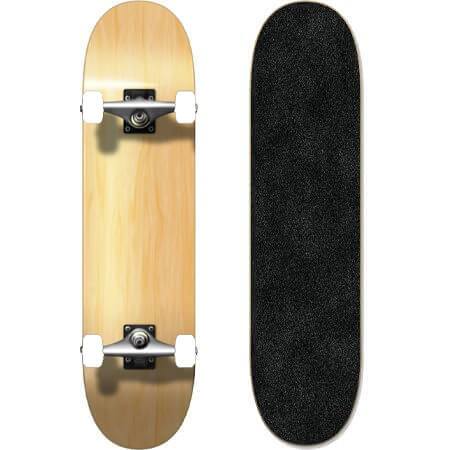 Yocaher Blank 8" Complete Skateboard - Inlinex