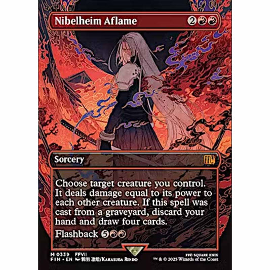 Nibelheim Aflame -0339 - Borderless (Final Fantasy Variants)