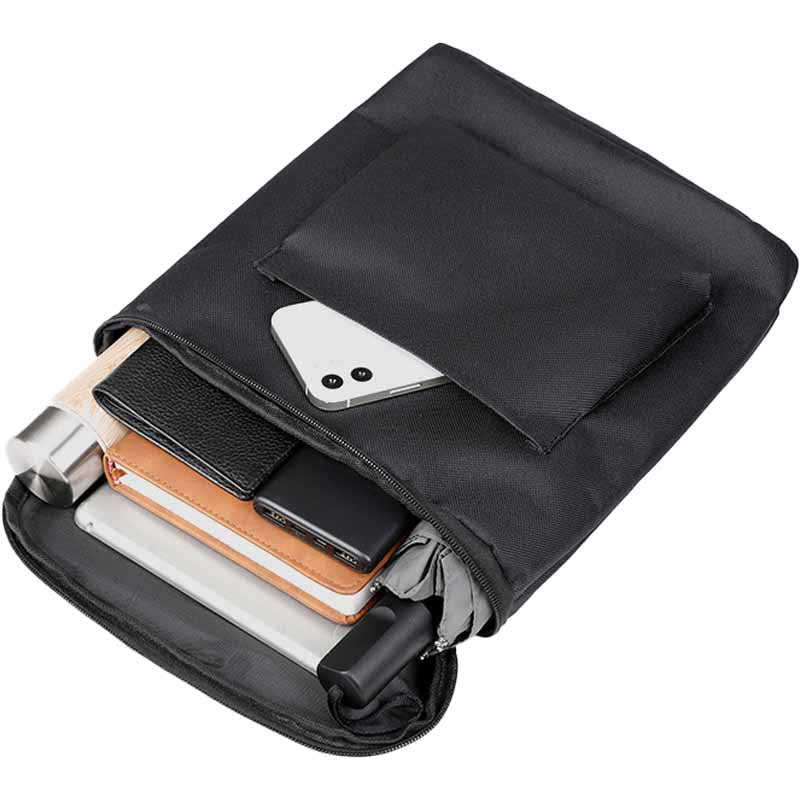 Black Handle Bar Basket Bag - Inlinex