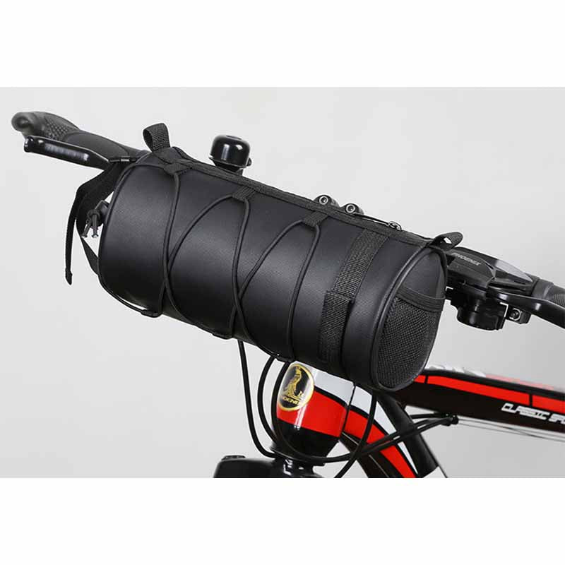 Black Handle Bar Barrel Bag - Inlinex