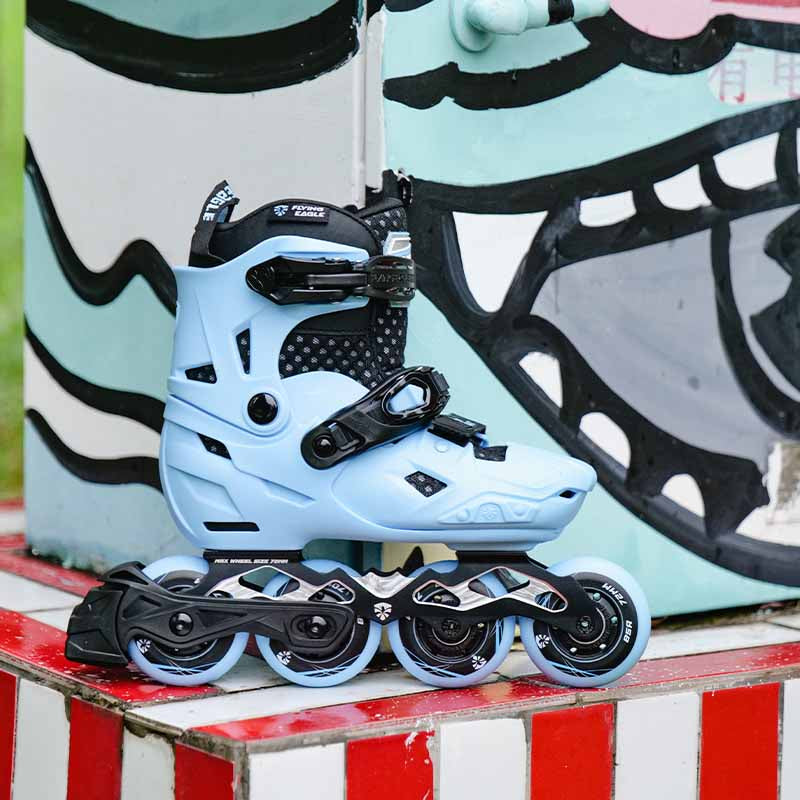 Flying Eagle S7 Nimbus Blue Kids Skates - Inlinex