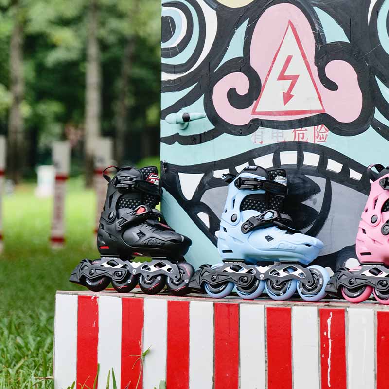 Flying Eagle S7 Nimbus Black Kids Skates - Inlinex