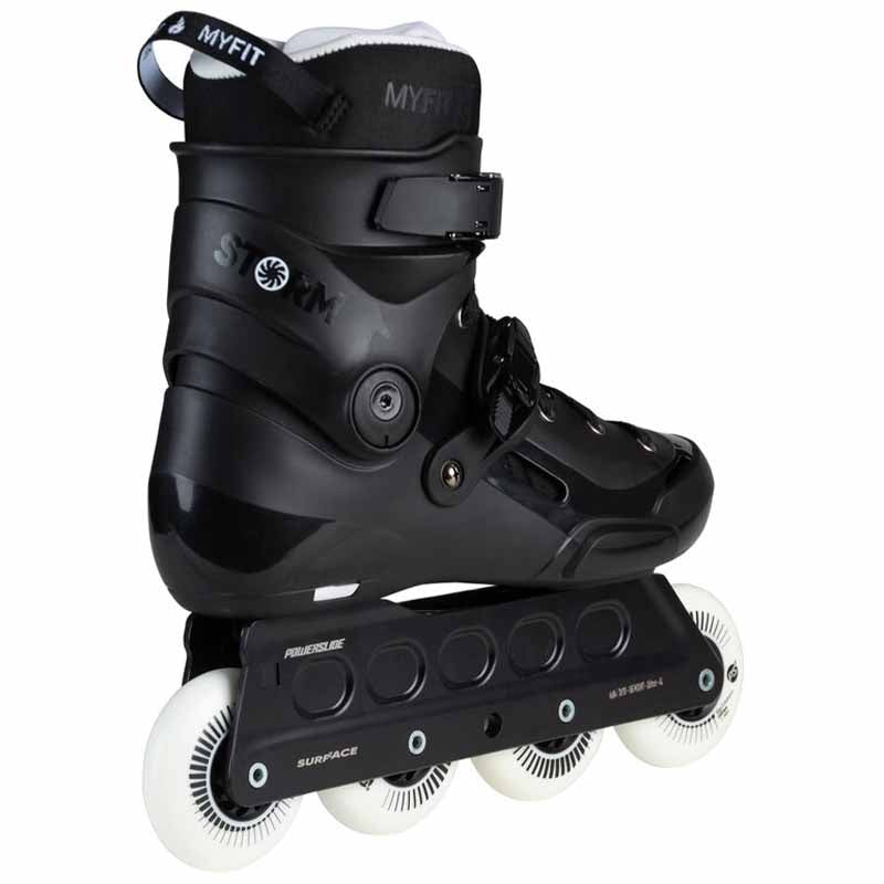 Powerslide Storm Black 80 Skates - Inlinex