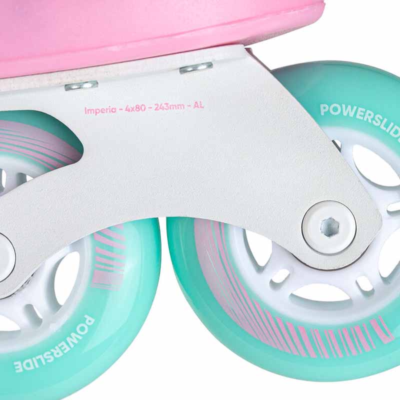 Powerslide Zoom Cotton Candy Pink 80 Skates - Inlinex