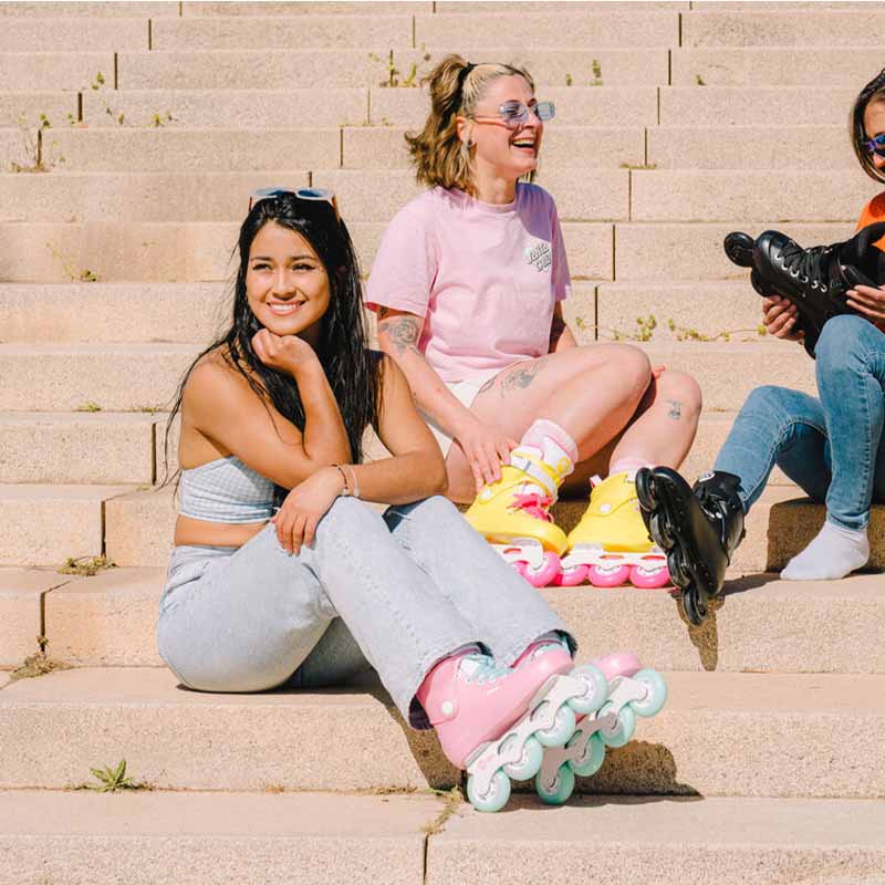 Powerslide Zoom Cotton Candy Pink 80 Skates - Inlinex