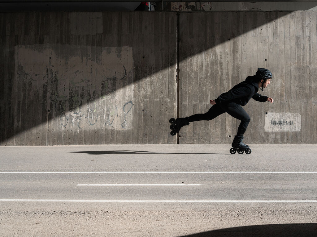 🔥Powerslide Swell Triple Black 110 Trinity Skates - Inlinex