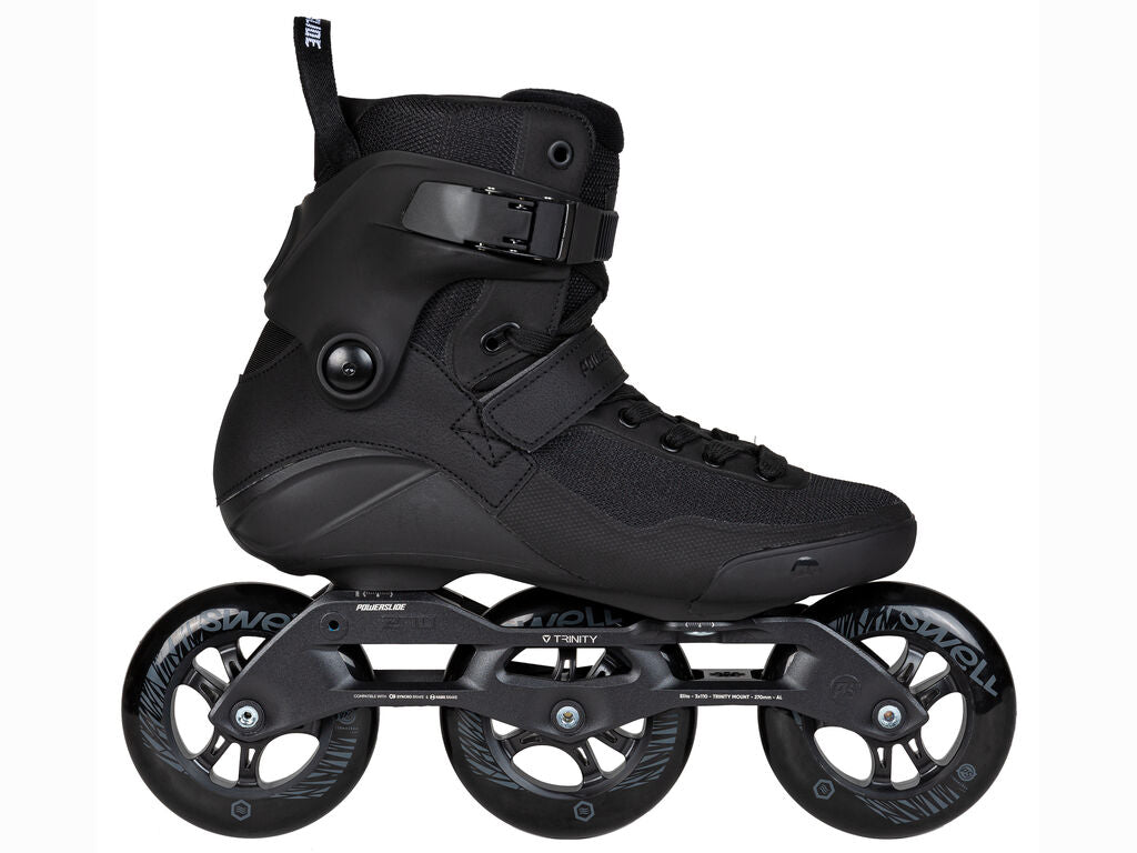 🔥Powerslide Swell Triple Black 110 Trinity Skates - Inlinex