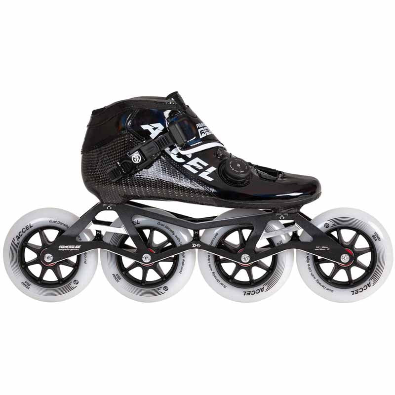 Powerslide Accel Black 110 Racing Skates - Inlinex