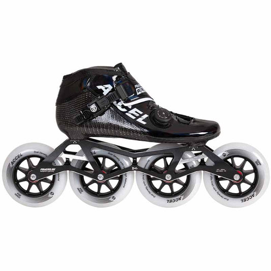 Powerslide Accel Black 110 Racing Skates - Inlinex
