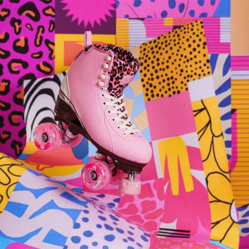 Chaya Miyu Pink Leopard Roller Skate - Inlinex