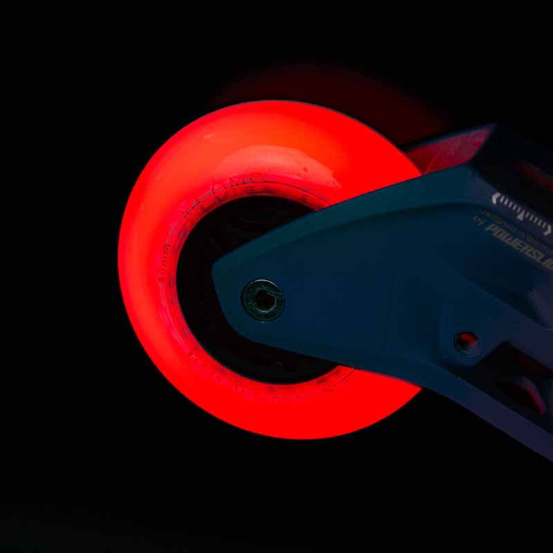 Powerslide Neons 100mm LED Wheels - Inlinex