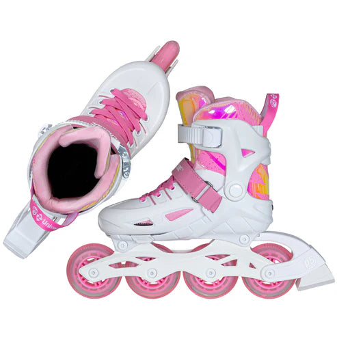 Powerslide Universe 4W Pink II Kids Skates - Inlinex