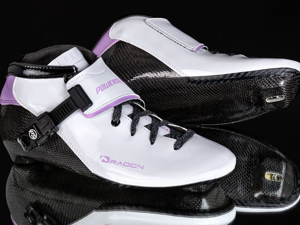 Powerslide Dragon White Boot Only - Inlinex