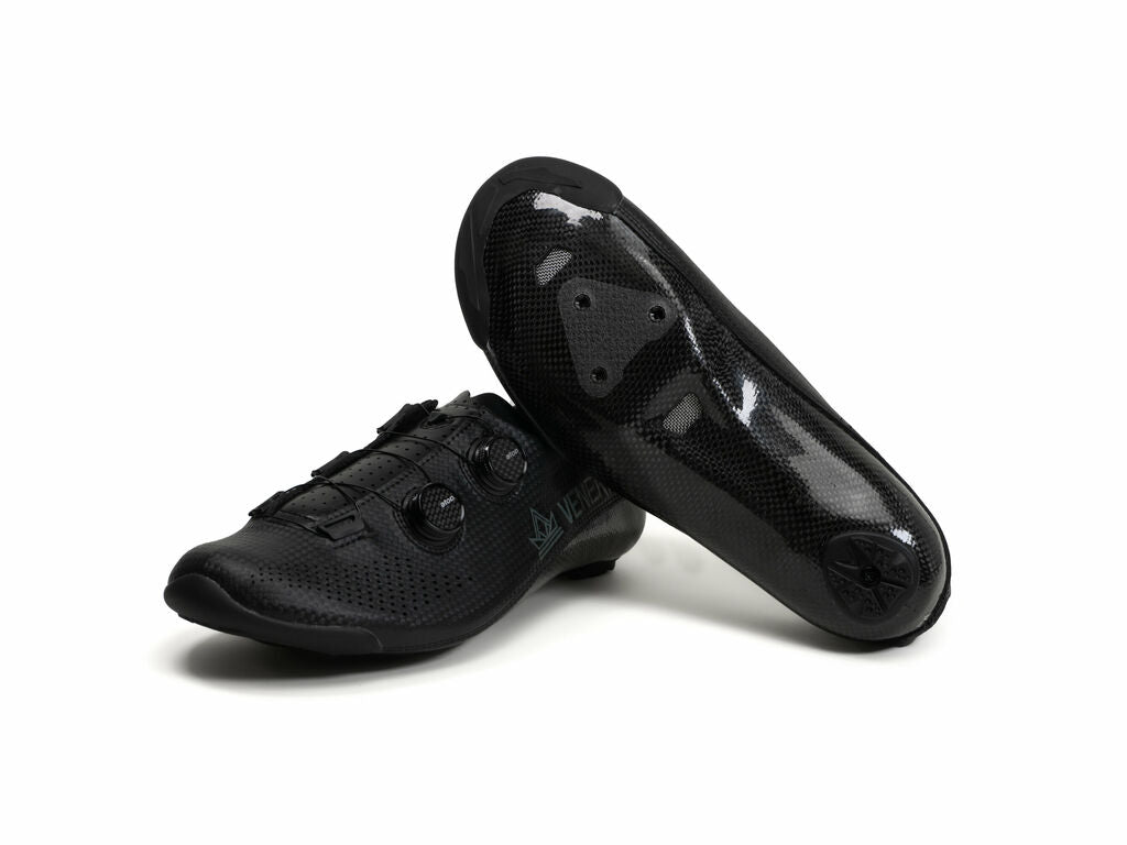 Venerate Road 2.0 Black Cycling Shoes