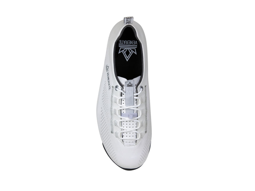 Venerate Road Classic White Cycling Shoes