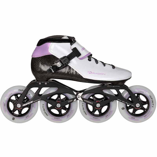 ✈️Powerslide Dragon White 110 Racing Skates - Inlinex