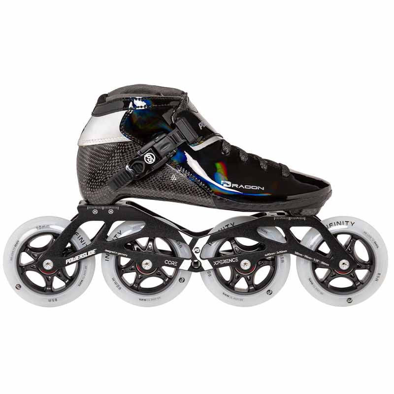 Powerslide Dragon Black 90 Racing Skates - Inlinex