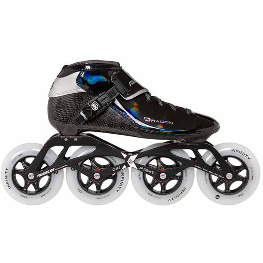 Powerslide Dragon Black 100 Racing Skates - Inlinex